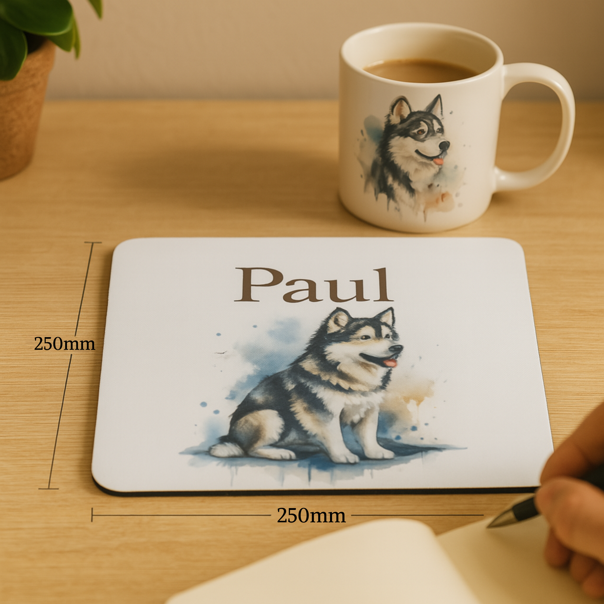 Mousepad mit Wunschmotiv (Lotuseffekt)