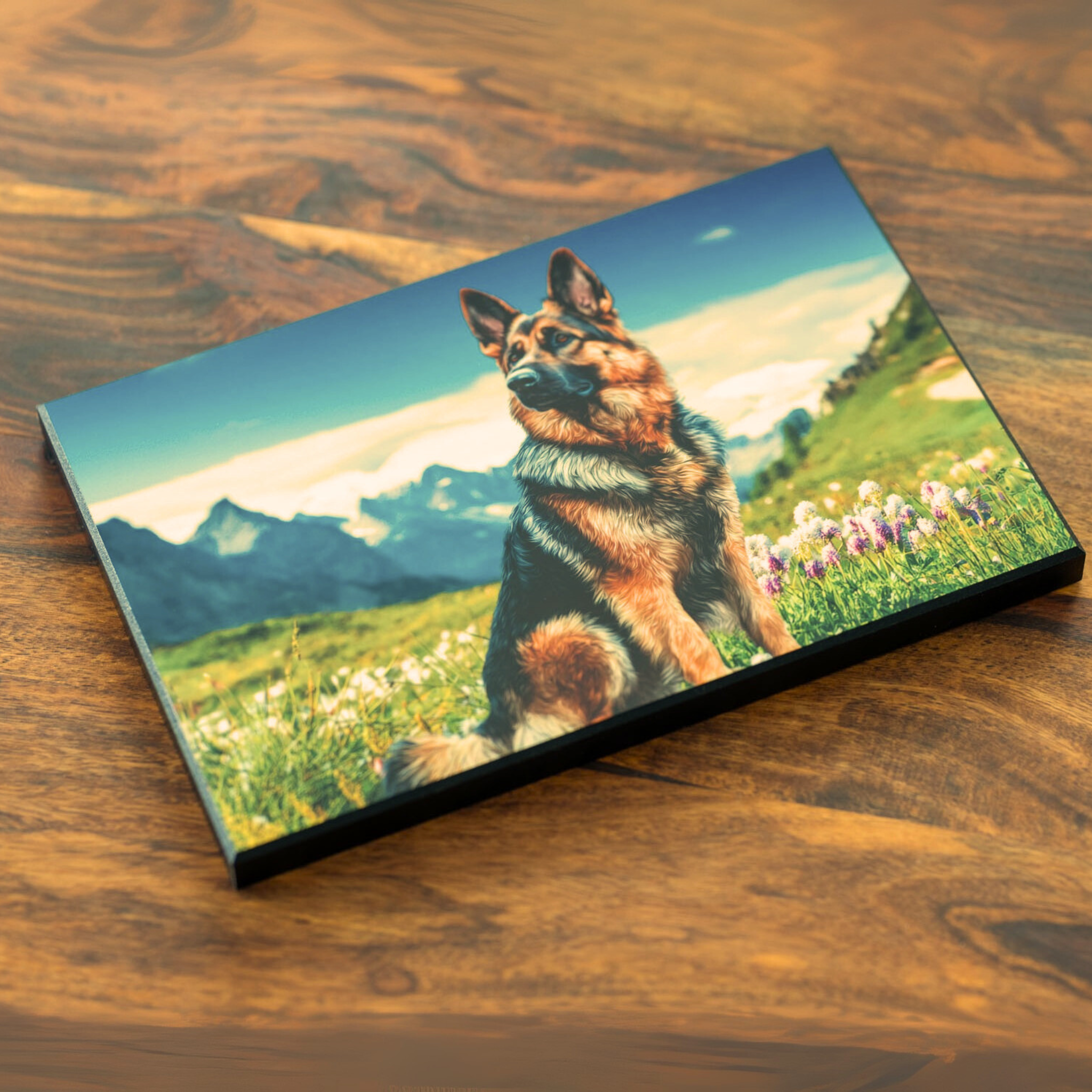 Wandtafel mit Wunschmotiv