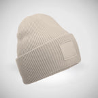Patch Beanie (Strickmütze) mit Wunschmotiv