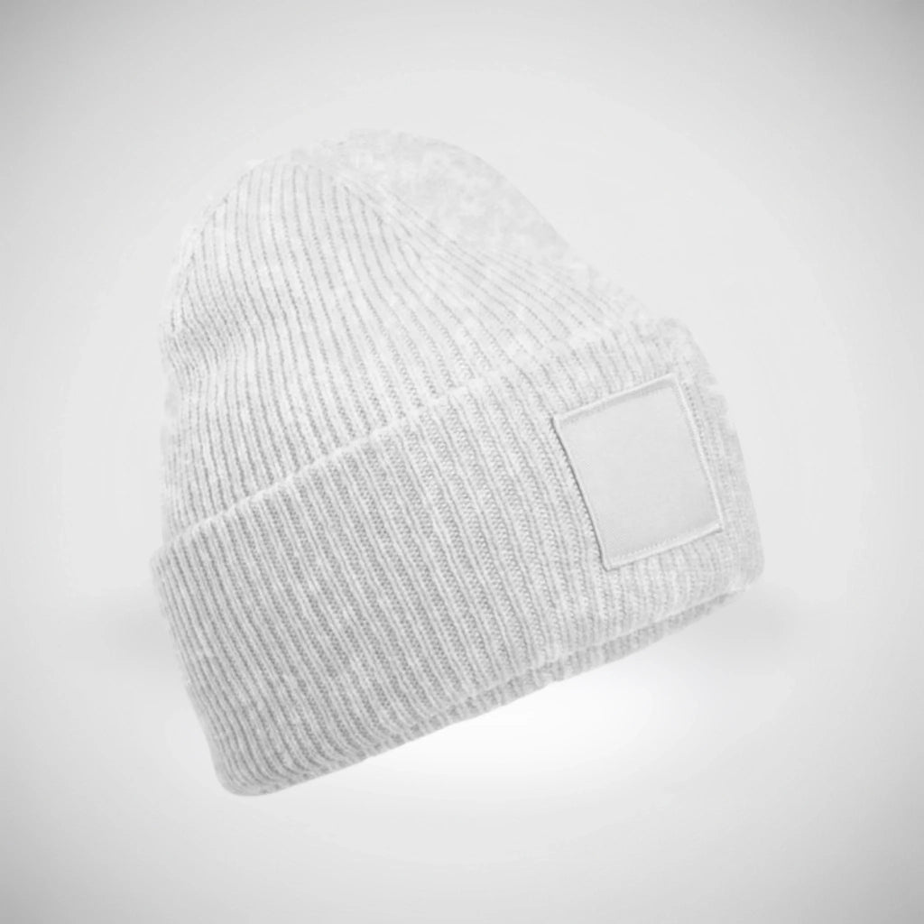 Patch Beanie (Strickmütze) mit Wunschmotiv