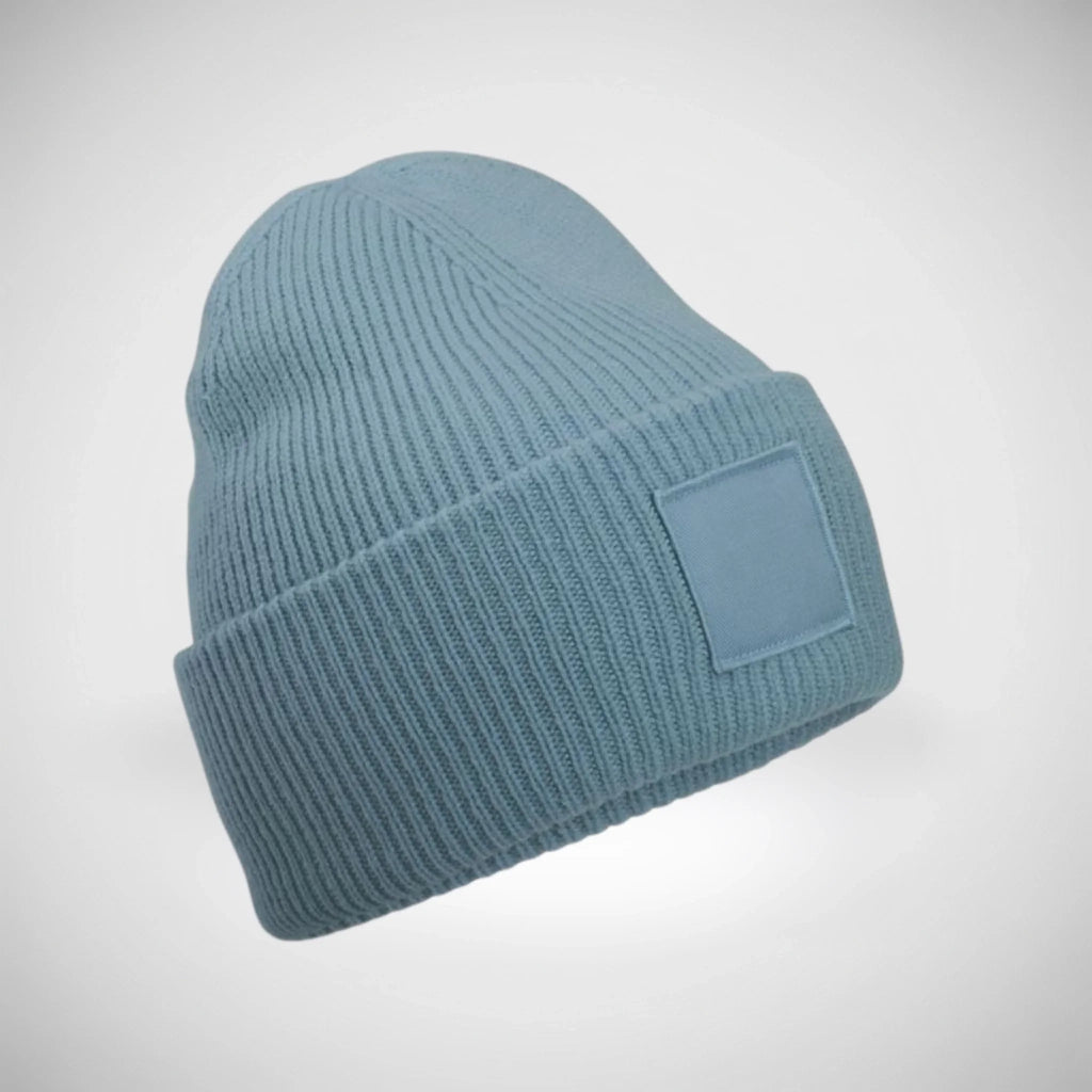 Patch Beanie (Strickmütze) mit Wunschmotiv