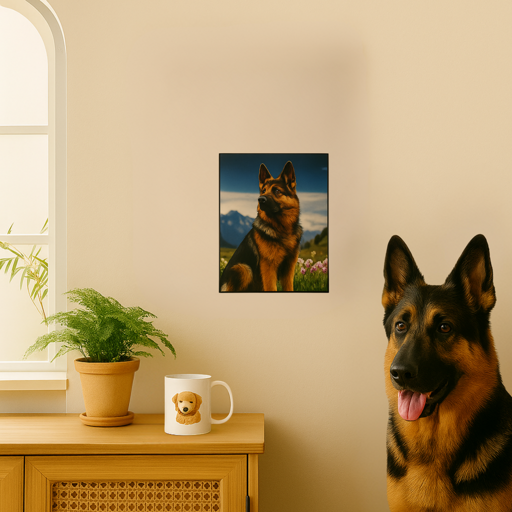 Wandtafel mit Wunschmotiv