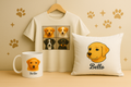 Bundle 1 – Persönliches Set: T-Shirt, Tasse & flauschiges Kissen