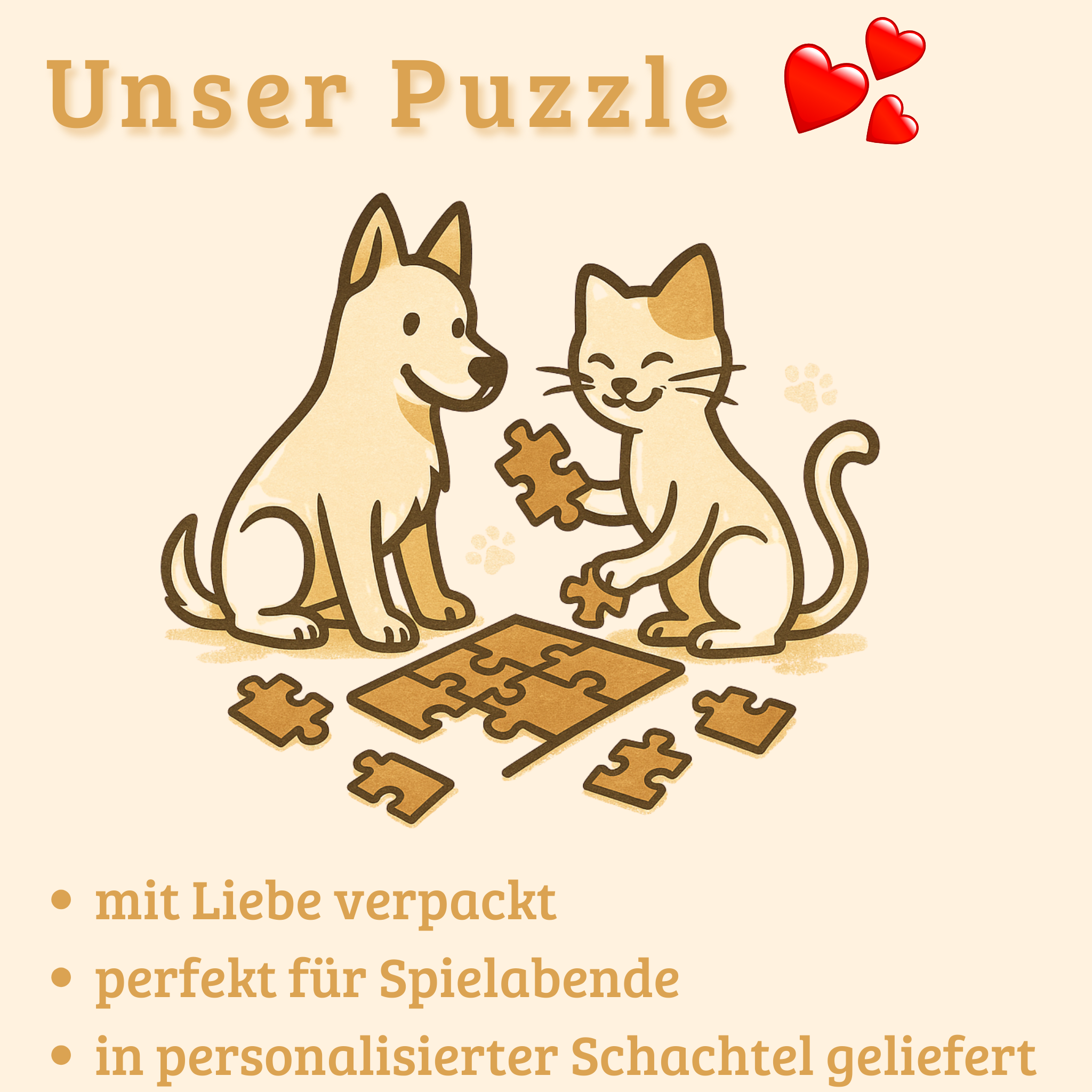 Puzzle mit Wunschmotiv