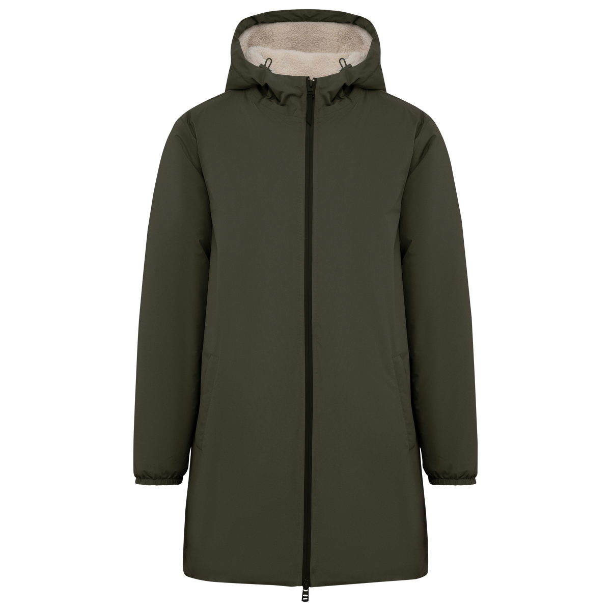 Wasserdichte und gefütterte Sherpa Unisex-Jacke