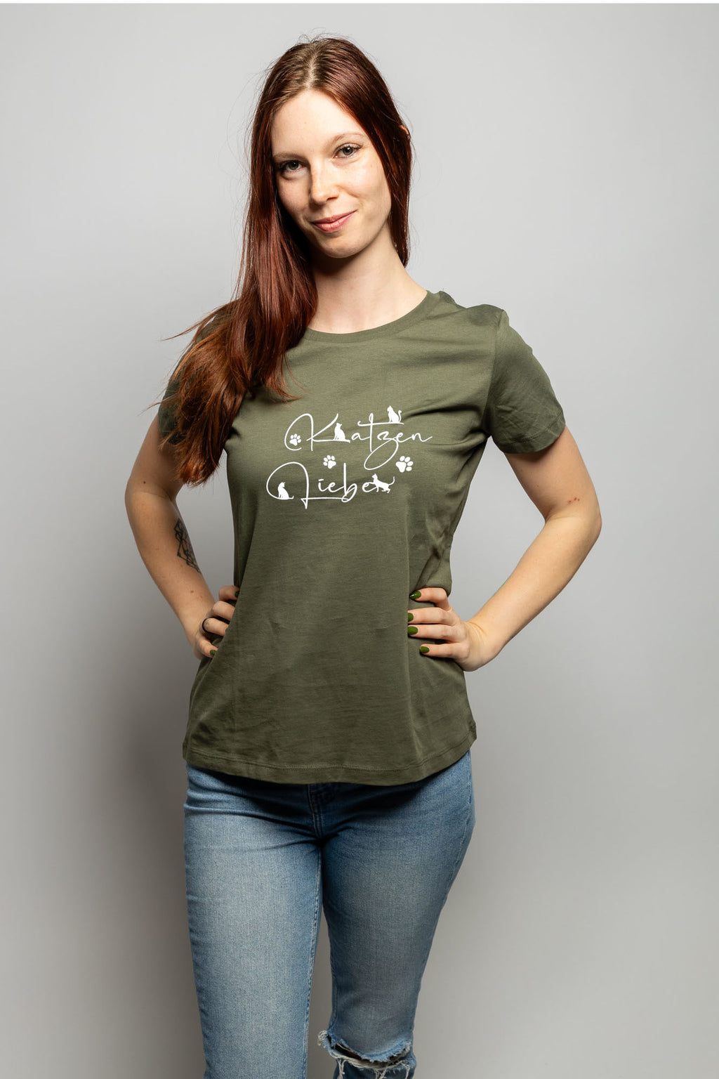 Personalisiertes Damen T-Shirt (tailliert)