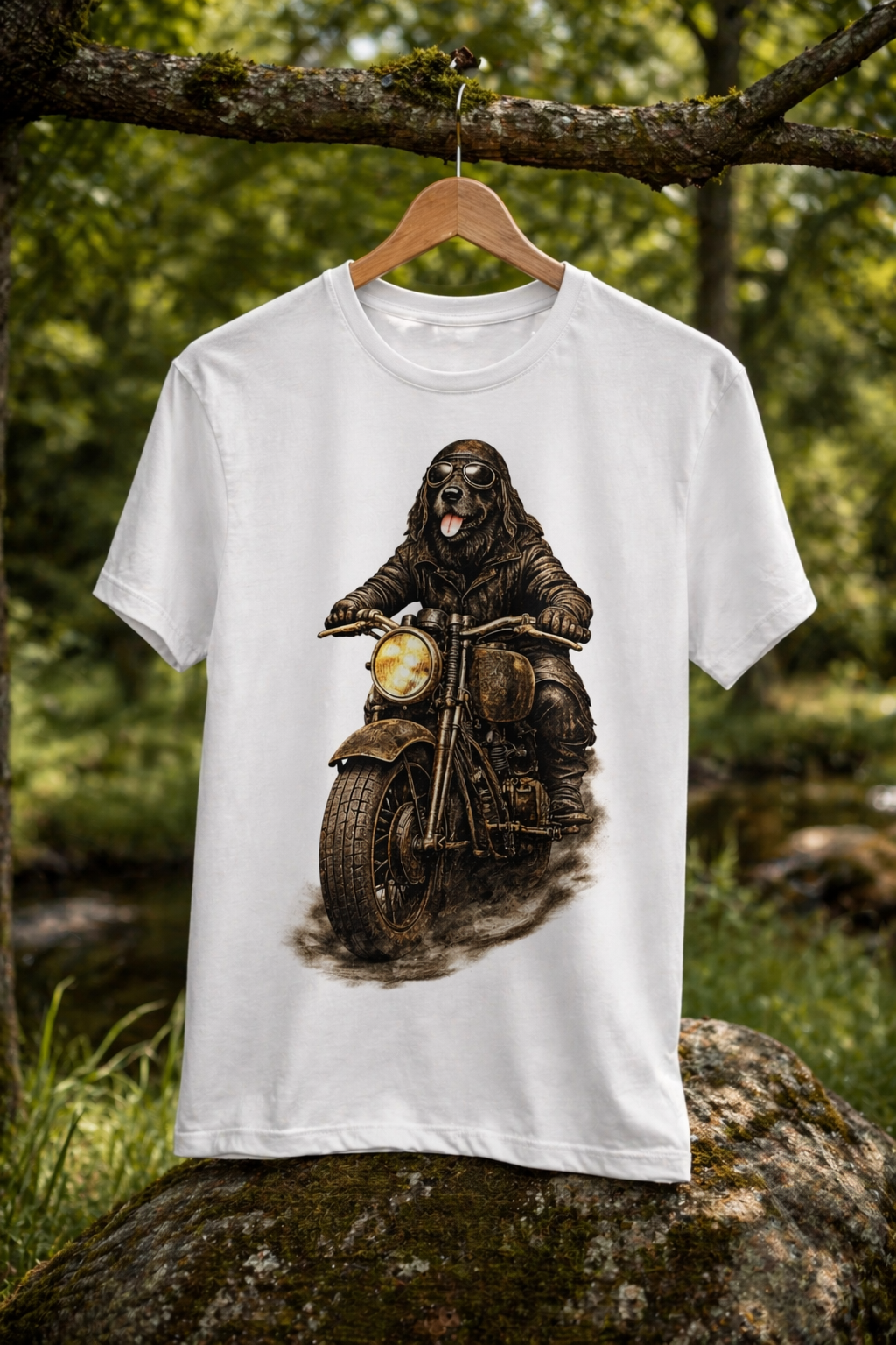 Floppy Rider | Der Biker-Hund mit Stil | Vintage | Unisex