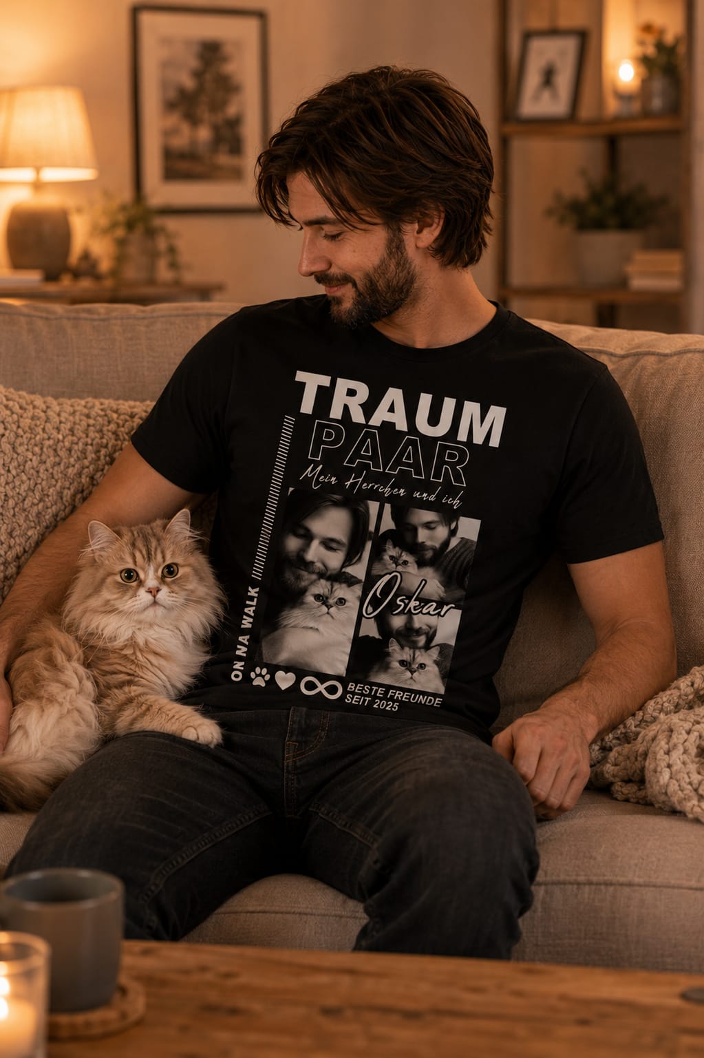 Traumpaar | Mein Herrchen und ich | Personalisiert | Herren