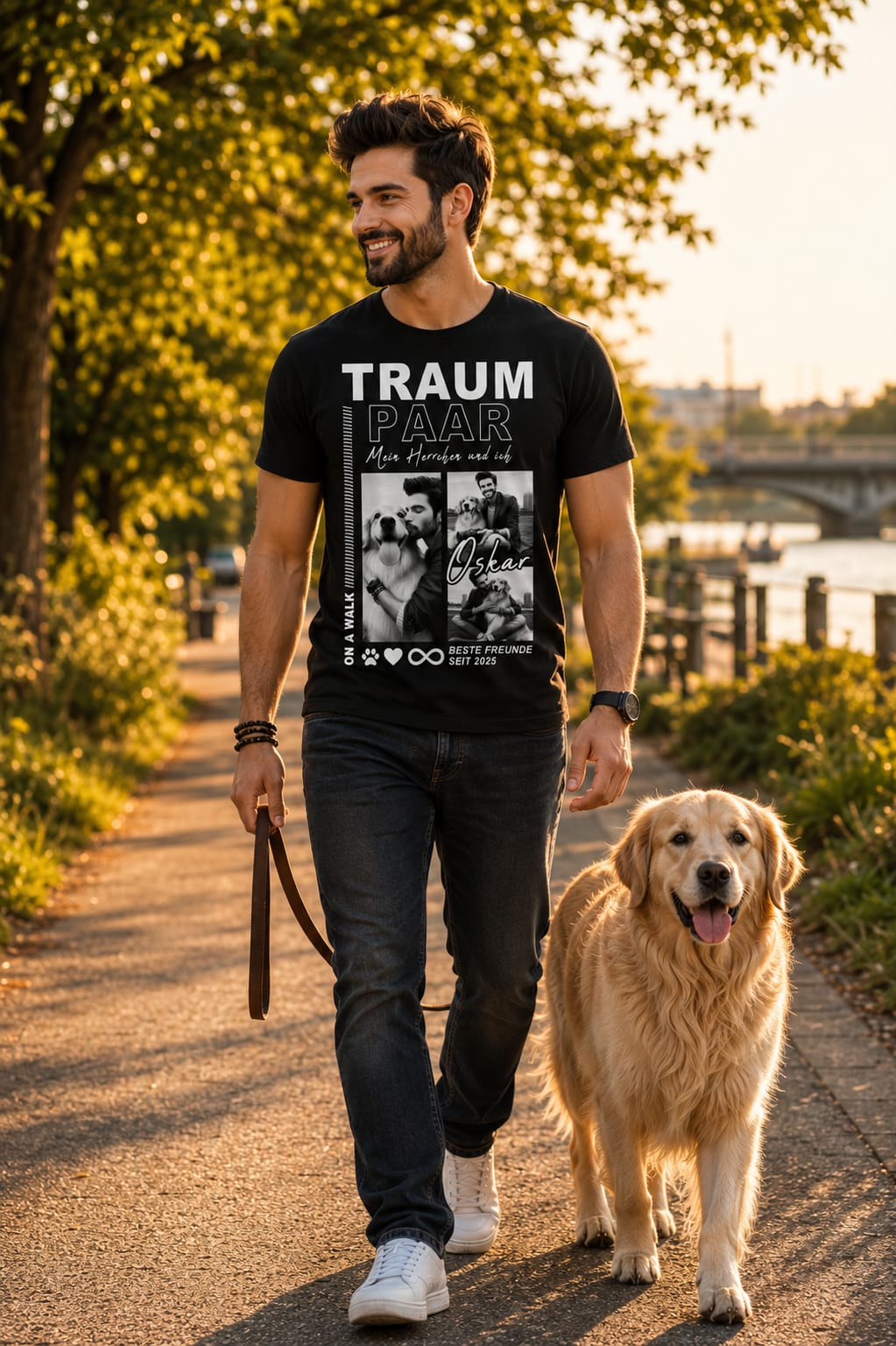 Traumpaar | Mein Herrchen und ich | Personalisiert | Herren