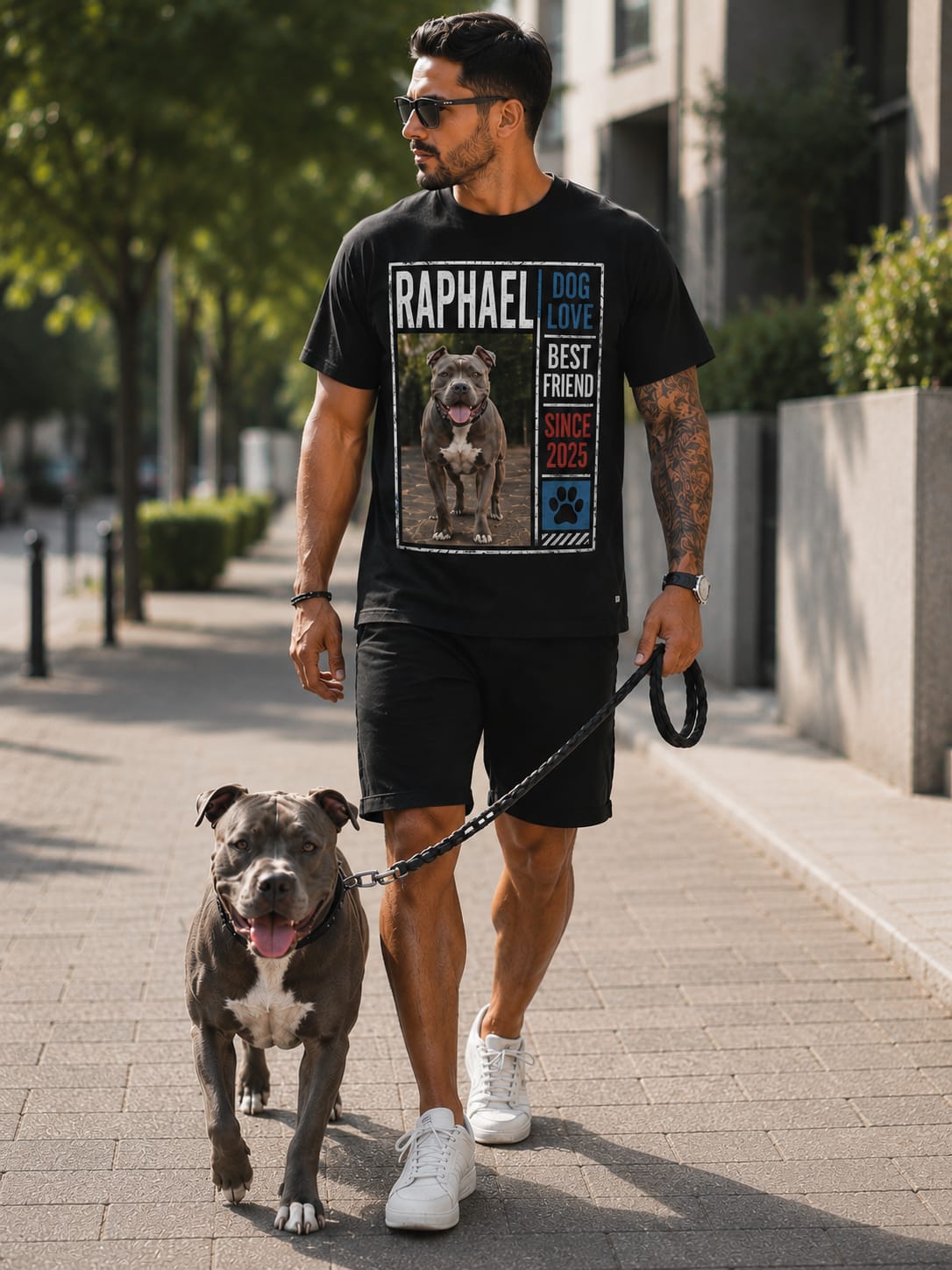 Dog Love | Best Friend Since | Personalisiert | Unisex